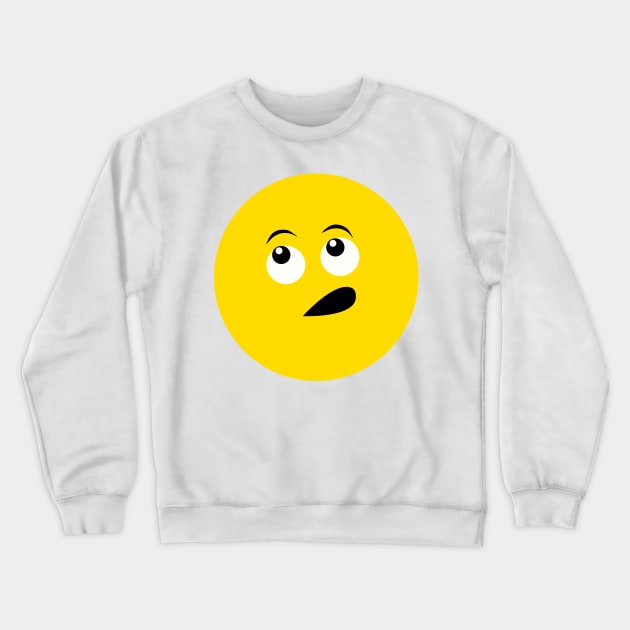 Emoji - rolling eyes face Crewneck Sweatshirt by Aurealis